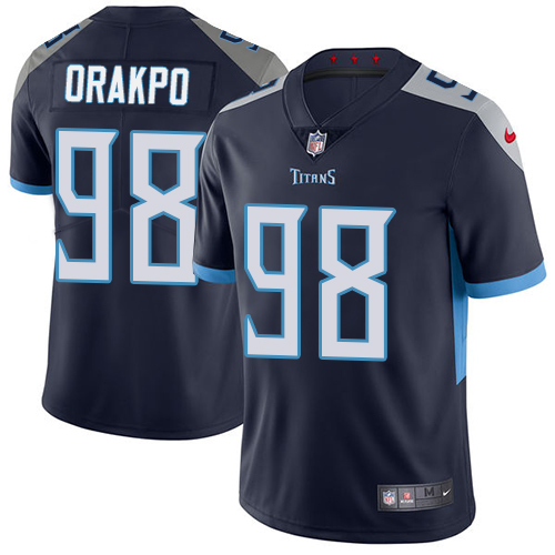Nike Titans #98 Brian Orakpo Navy Blue Alternate Men's Stitched NFL Vapor Untouchable Limited Jersey